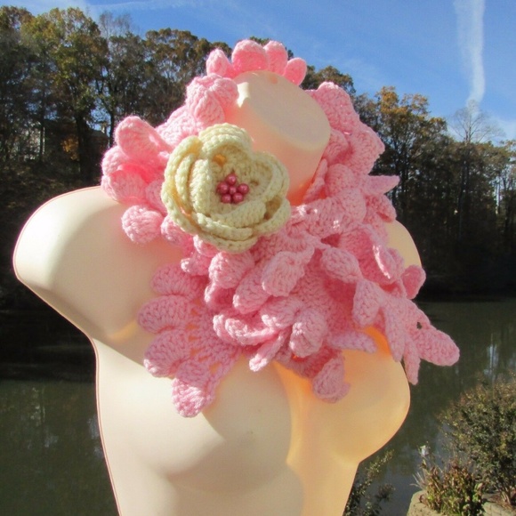 Handmade Accessories - Infinity Scarf, Lariat, Flower, Crochet,Handmade